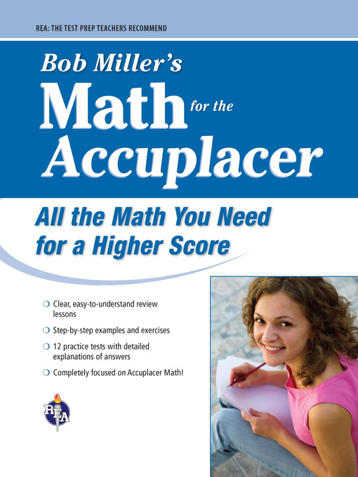 Title details for Bob Miller's Math for the Accuplacer by Bob Miller - Available